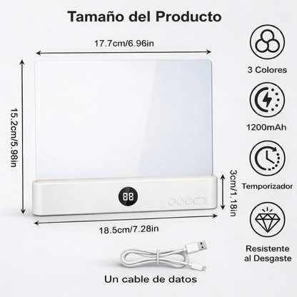 Luz LED inteligente de lectura
